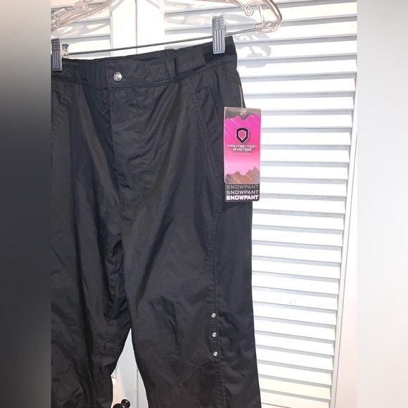 Protection System Black Snow-pants Girls new with tags Size 14 - Picture 2 of 10